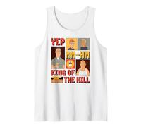 King of The Hill Hank Dale Bill And Boomhauer Panels Poster Canotta