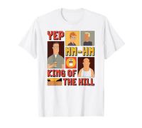 King of The Hill Hank Dale Bill And Boomhauer Panels Poster Maglietta