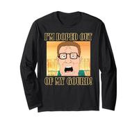King of the Hill Hank Hill Doped Out of My Gourd Cartoon Maglia a Manica