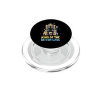 King Of The Kitten Cave Cat Dad PopSockets PopGrip per MagSafe