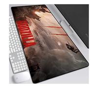 King of the Monsters Tappetino Mouse Gaming 900x 400mm XXL per Mouse e PC, 3mm Mouse Pad Antiscivolo Fondo in Gomma con Bordi Cuciti, C