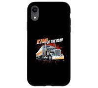 King of the Road Semi Trucker Driver Big Rig Design Custodia per iPhone XR