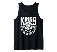 King of The Seven Seas Wild Abstract Skull Real Gangs Canotta