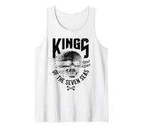 King of The Seven Seas Wild Abstract Skull Real Gangs Canotta