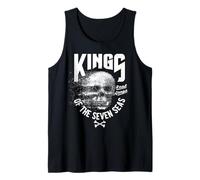 King of The Seven Seas Wild Abstract Skull Real Gangs Canotta