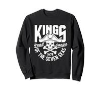 King of The Seven Seas Wild Abstract Skull Real Gangs Felpa