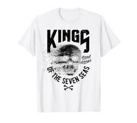 King of The Seven Seas Wild Abstract Skull Real Gangs Maglietta