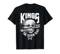 King of The Seven Seas Wild Abstract Skull Real Gangs Maglietta
