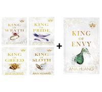 King of Wrath + Pride + Greed + Sloth + Envy di Ana Huang, set di 5 libri, PB...