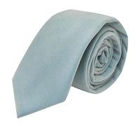 King & Priory Cravatta di lusso in velluto celeste chiaro, Blu, Taglia unica