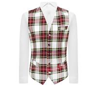 King & Priory - Gilet - Uomo White XL