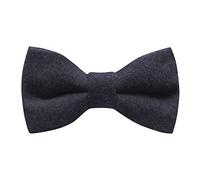 King & Priory Papillon pre-annodato Donegal Tweed blu navy di lusso, Blu, Taglia unica