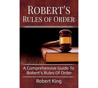 King Robert Robert's Rules of Order (Tascabile)