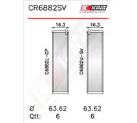 KING Semicuscinetto di testa della biella AUDI VW PORSCHE 3,0 2,7 ASB BKN BMK