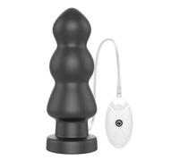 Dildo Vibratore dilatatore Anale Butt Plug con Ventosa Grande multivelocità