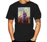 King Sloth Mens T-Shirt White Faultier Kong York Empire State Building Swag Faul Custom Made Tee Shirt Black S