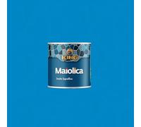 King Smalto Sopraffino a Solvente MAIOLICA,per ambienti marini e montani,per esterni ed interni,per ferro, legno, leghe leggere, lamiere zincate e muri,750ml (528 AZZURRO, 750ml)