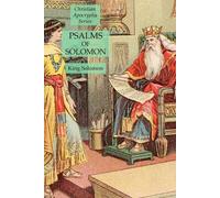 King Solomon Psalms of Solomon (Tascabile)