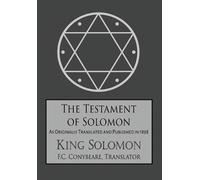 King Solomon The Testament of Solomon (Copertina rigida)