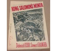 King Solomon's Mines Deborah Kerr, Stewart Granger 1950 programma cinematogra...