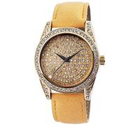 King Star Orologio da donna con bracciale in pelle imitazione