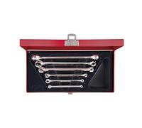 King T. 1406PR-Set di Chiavi poligonali torx® Destra, Set da 6