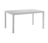 TAVOLO IN POLIPROPILENE SINGOLO 'KING' cm 146x86x h.74 - bianco