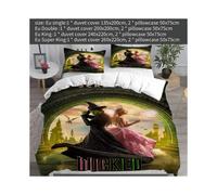 (King)The Wicked Copripiumino Stampato Letto Federa Set Tre Pezzi per Camera Bambino