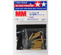 King Tiger Brass 88mm Pojectiles - 1:35 Scale Military - Tamiya