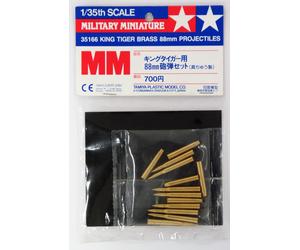 King Tiger Brass 88mm Pojectiles - 1:35 Scale Military - Tamiya