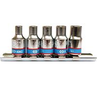 KING TONY 2105PR E4, E5, E6, E7 e E8-bussole Torx, Confezione da 5