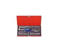KING TONY 2539MR01 6 Punti per Chiave a Bussola, 1/4 ", Confezione da 40