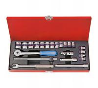 KING TONY 3523MR01-Chiave a Bussola, 3/8 ", Confezione da 22
