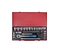 king tony 4028SRA 477910 g con Chiavi a Bussola, 1/2", Set da 24