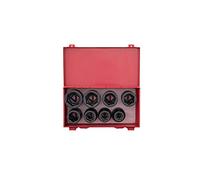 KING TONY 6408MP10-Chiave a Bussola a Impatto Lunga, 3/4 ", Confezione da 8