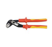 KING TONY 6516-10C - Pinza per giunti scanalati in lega d'acciaio, tipo tedesco, lunghezza 253 mm, confezione da 8