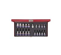 KING TONY 7120PR Testa Torx-Chiave a Bussola a Stella, 3/8 "o 1/2", Confezione da 20