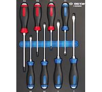 KING TONY 930208MRE Heavy Duty-Asta in Schiuma Eva e in PP, Confezione da 8