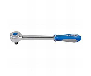 KING TONY Blister carraca 1/2" 72 dientes "push button" per artigiani e fai da te, per lavori precisi e rapidi
