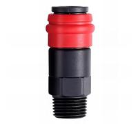 KING TONY M7 - Conector rápido composite 1/2" macho - Europe per artigiani e fai da te, per lavori precisi e rapidi