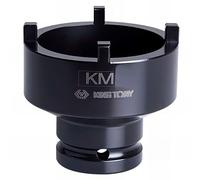 KING TONY tappo a percussione 3/4" para tuercas con muescas laterales KM11 75 mm Ext per professionisti e meccanici, per un fissaggio stabile e affidabile, 75 mm