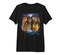 King Tut Antico Egitto Faraone Universo Magico Maglietta Premium