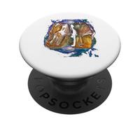 King Tut Antico Egitto Faraone Universo Magico PopSockets PopGrip Adesivo