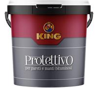 KING - Vernice Protettiva Acrilica Per Guaine, Asfalti , Muri E Pareti 5 Lt