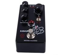King Volume Filter Fuzz Distorsione Chitarra Effetti Pedale per Chitarre Elettriche, Selettore 4 Modalità (Dirty/Vintage/Turbo/Fat), DC 9V Negative-Center