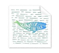 King Whale Sea Animal Art Deco Regalo Moda Pulizia Panno Telefono Schermo Occhiali Cleaner 5pcs