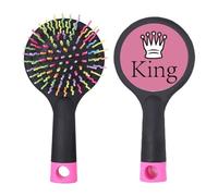 King White Word Chess Game Salon - Spazzola districante per capelli, base cuscino