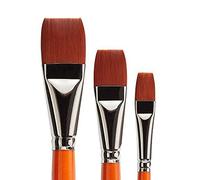 KINGART B-012 - Set di 3 pennelli per lavaggio radiante, 3 pezzi assortiti