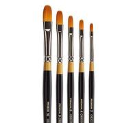KINGART Set di 3 pennelli, colore: oro