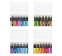 KINGART Set di 48 pastelli a pigmenti solubili in acqua, con custodia
